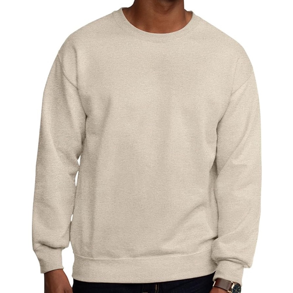 COPY - 4/$20 Men’s Fruit of the Loom Eversoft Fleece Crewneck Sweatshirts Size …